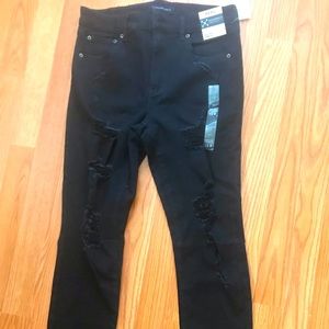Aeropostale high rise skinny jean, ripped
